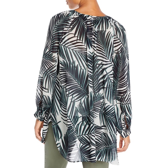 HUGO BOSS NWT BILINEA PLEASANT PALM FANTASY TUNIC TOP. SIZE US 4 (S) - Picture 7 of 16